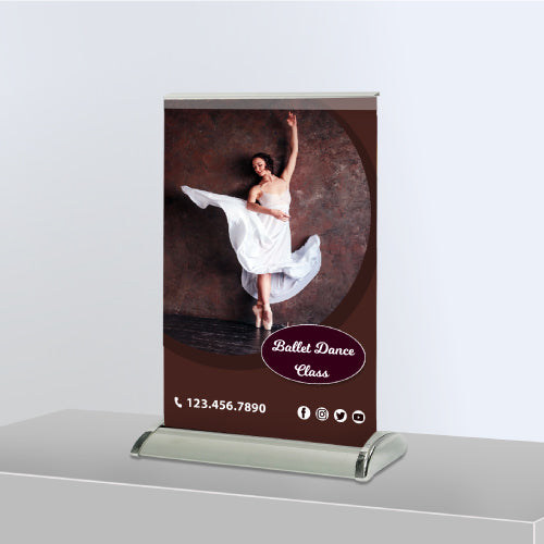 Table-Top Roll Up (Mini Banner) (11x18in.)