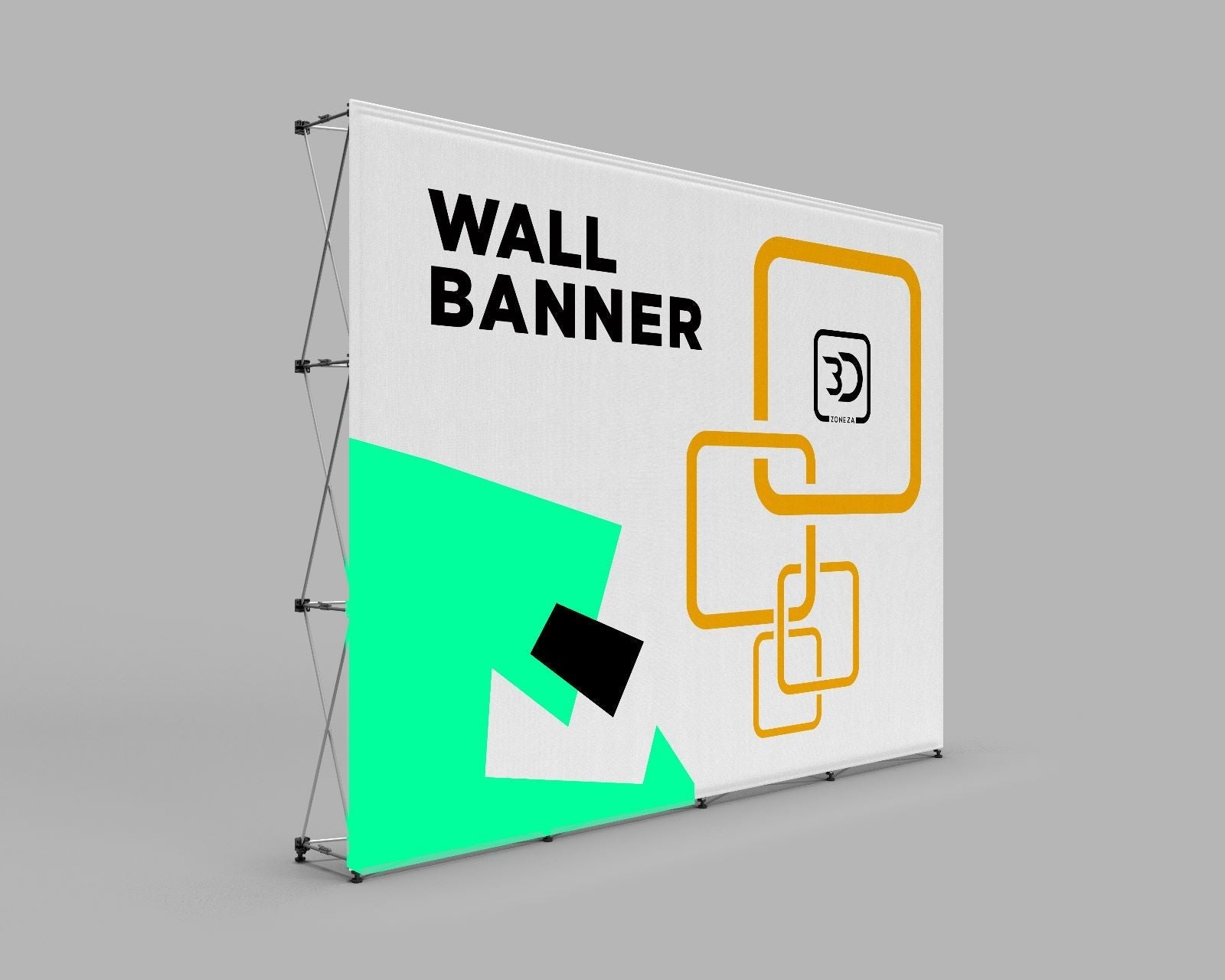 3X6 Pop-Up Wall Banner Display (89.5H X 177W in.)