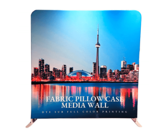 Standard Pillowcase Tube Display  (116W x 91.75 H in.)